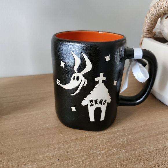 Rae Dunn Nightmare Before Christmas Zero Black and Orange Mug - Picture 4 of 8